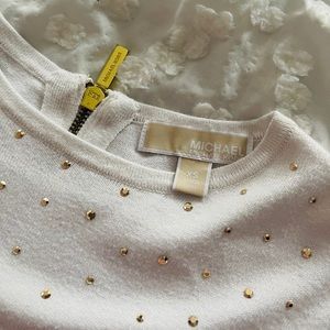 Dress MK 4 for $30💜 White&Gold Michael Kors